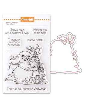 Impronte d'Autore Bimba e Pupazzo Stamp & Die Set (1204-88114) Impronte d'Autore Bimba e Pupazzo Stamp & Die Set (1204-88114)