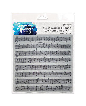 Simon Hurley Create Sheet Music Cling Stamps (HUR92766)