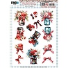 Berrie's Beauties Frosted Florals 3D Push Out Vase (SB11060) Berrie's Beauties Frosted Florals 3D Push Out Vase (SB11060)