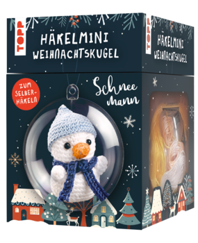 Topp Haakset Mini Kerstbal Sneeuwman (18538)