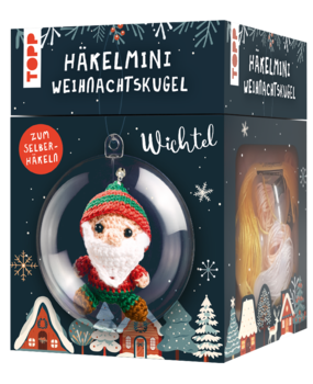 Topp Haakset Mini Kerstbal Kerst Kabouter (18539)