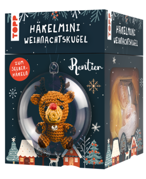 Topp Haakset Mini Kerstbal Rendier (18540)