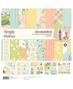 Simple Stories PRE-ORDER Say Cheese Classic Pooh Baby 12x12 Inch Collection Kit (25800) Simple Stories PRE-ORDER Say Cheese Classic Pooh Baby 12x12 Inch Collection Kit (25800)