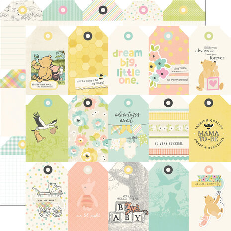 Simple Stories Say Cheese Classic Pooh Baby 12x12 Inch Collection Kit (25800)
