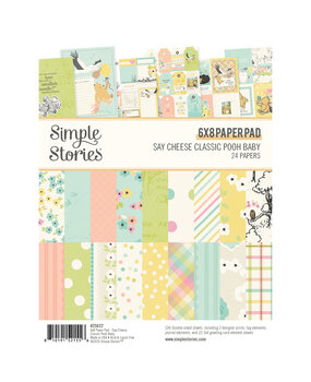 Simple Stories PRE-ORDER Say Cheese Classic Pooh Baby 6x8 Inch Paper Pad (25822) Simple Stories PRE-ORDER Say Cheese Classic Pooh Baby 6x8 Inch Paper Pad (25822)