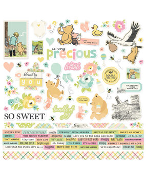 Simple Stories PRE-ORDER Say Cheese Classic Pooh Baby Cardstock Stickers (25802) Simple Stories PRE-ORDER Say Cheese Classic Pooh Baby Cardstock Stickers (25802)