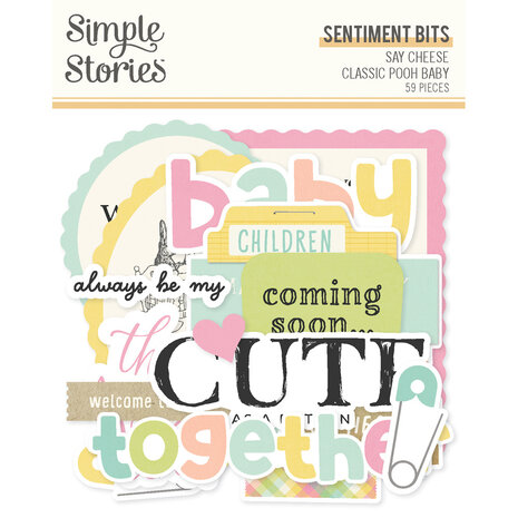 Simple Stories Say Cheese Classic Pooh Baby Sentiment Bits (25829) Simple Stories Say Cheese Classic Pooh Baby Sentiment Bits (25829)