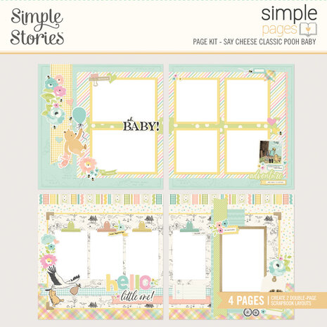 Simple Stories Say Cheese Classic Pooh Baby Simple Pages Kit (25837) Simple Stories Say Cheese Classic Pooh Baby Simple Pages Kit (25837)