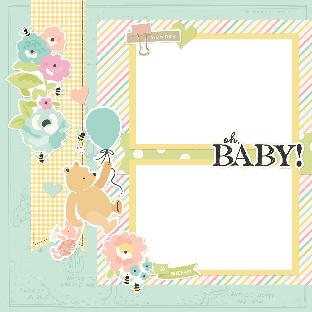 Simple Stories Say Cheese Classic Pooh Baby Simple Pages Kit (25837) Simple Stories Say Cheese Classic Pooh Baby Simple Pages Kit (25837)