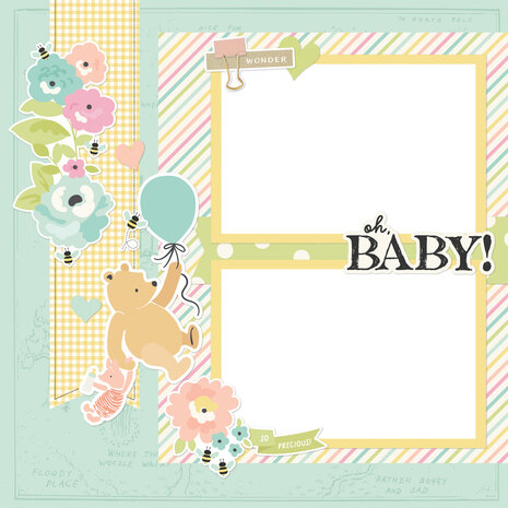 Simple Stories Say Cheese Classic Pooh Baby Simple Pages Kit (25837) Simple Stories Say Cheese Classic Pooh Baby Simple Pages Kit (25837)