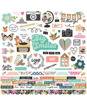 Simple Stories PRE-ORDER Take Note Cardstock Stickers (25902)