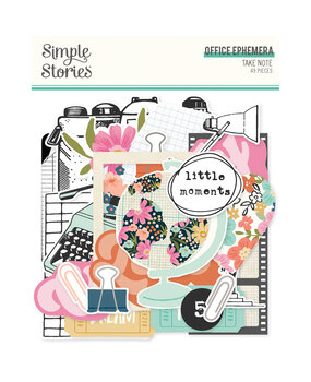 Simple Stories PRE-ORDER Take Note Office Bits (25921)