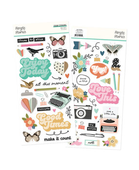 Simple Stories PRE-ORDER Take Note Foam Stickers (25923)