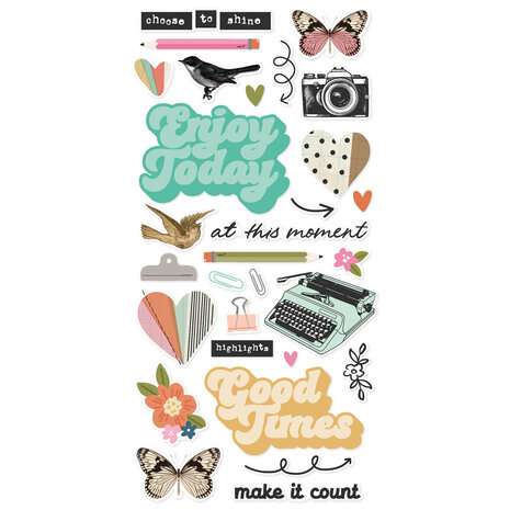 Simple Stories Take Note Foam Stickers (25923)