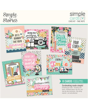 Simple Stories PRE-ORDER Take Note Simple Cards Kit (25927)
