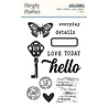 Simple Stories Simple Vintage Junk Drawer Stamps (26023)