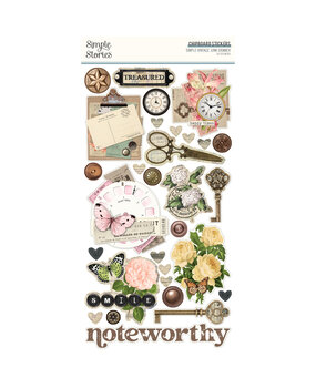 Simple Stories PRE-ORDER Simple Vintage Junk Drawer 6x12 Inch Chipboard Stickers (26024) Simple Stories PRE-ORDER Simple Vintage Junk Drawer 6x12 Inch Chipboard Stickers (26024)
