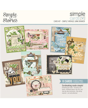 Simple Stories PRE-ORDER Simple Vintage Junk Drawer Simple Cards Kit (26035) Simple Stories PRE-ORDER Simple Vintage Junk Drawer Simple Cards Kit (26035)