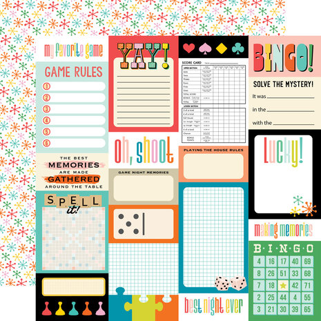 Simple Stories Game Night 12x12 Inch Collection Kit (26100) Simple Stories Game Night 12x12 Inch Collection Kit (26100)