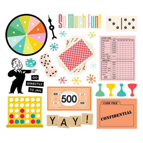 Simple Stories Game Night Big Bits (26120)