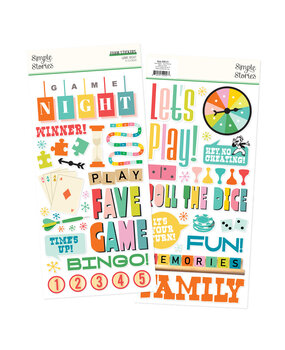 Simple Stories PRE-ORDER Game Night Foam Stickers (26121) Simple Stories PRE-ORDER Game Night Foam Stickers (26121)