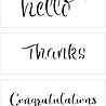 The Crafter's Workshop 3 Word on One Sheet 8½x11 Inch Stencils (TCW6031) (OUTLET) The Crafter's Workshop 3 Word on One Sheet 8½x11 Inch Stencils (TCW6031) (OUTLET)