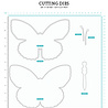 Studio Light Blooming Butterfly Cutting Die Butterfly Card Shape (SL-BB-CD488) (OUTLET) Studio Light Blooming Butterfly Cutting Die Butterfly Card Shape (SL-BB-CD488) (OUTLET)