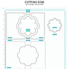 Studio Light Blooming Butterfly Cutting Die Flower Zig Zag Card (SL-BB-CD489) (OUTLET) Studio Light Blooming Butterfly Cutting Die Flower Zig Zag Card (SL-BB-CD489) (OUTLET)