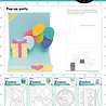 Studio Light Pop-Up Party Cutting Dies (SL-ES-CD165) (OUTLET) Studio Light Pop-Up Party Cutting Dies (SL-ES-CD165) (OUTLET)