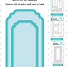 Studio Light Slimline Label Cutting Dies (SL-ES-CD184) (OUTLET) Studio Light Slimline Label Cutting Dies (SL-ES-CD184) (OUTLET)
