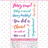 Studio Light Sentiments/Wishes Party Clear Stamps (SL-ES-STAMP177) (OUTLET) Studio Light Sentiments/Wishes Party Clear Stamps (SL-ES-STAMP177) (OUTLET)