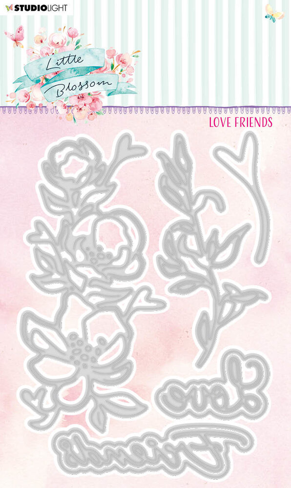 Studio Light Little Blossom Cutting Dies Love Friends (SL-LB-CD197) (OUTLET) Studio Light Little Blossom Cutting Dies Love Friends (SL-LB-CD197) (OUTLET)