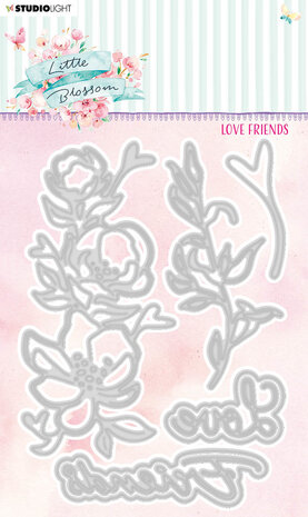 Studio Light Little Blossom Cutting Dies Love Friends (SL-LB-CD197) (OUTLET) Studio Light Little Blossom Cutting Dies Love Friends (SL-LB-CD197) (OUTLET)