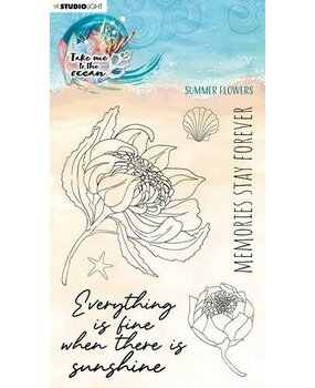 Studio Light Take me to the Ocean Clear Stamps Summer Flowers (SL-TO-STAMP219) (OUTLET) Studio Light Take me to the Ocean Clear Stamps Summer Flowers (SL-TO-STAMP219) (OUTLET)