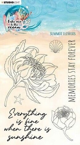Studio Light Take me to the Ocean Clear Stamps Summer Flowers (SL-TO-STAMP219) (OUTLET) Studio Light Take me to the Ocean Clear Stamps Summer Flowers (SL-TO-STAMP219) (OUTLET)