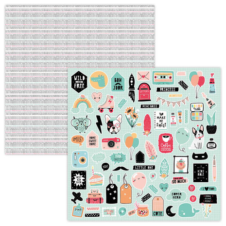 Studio Light Ultimate Scrap Collection 12x12 Inch Paper Pack Background (SL-USC-PS06) (OUTLET) Studio Light Ultimate Scrap Collection 12x12 Inch Paper Pack Background (SL-USC-PS06) (OUTLET)