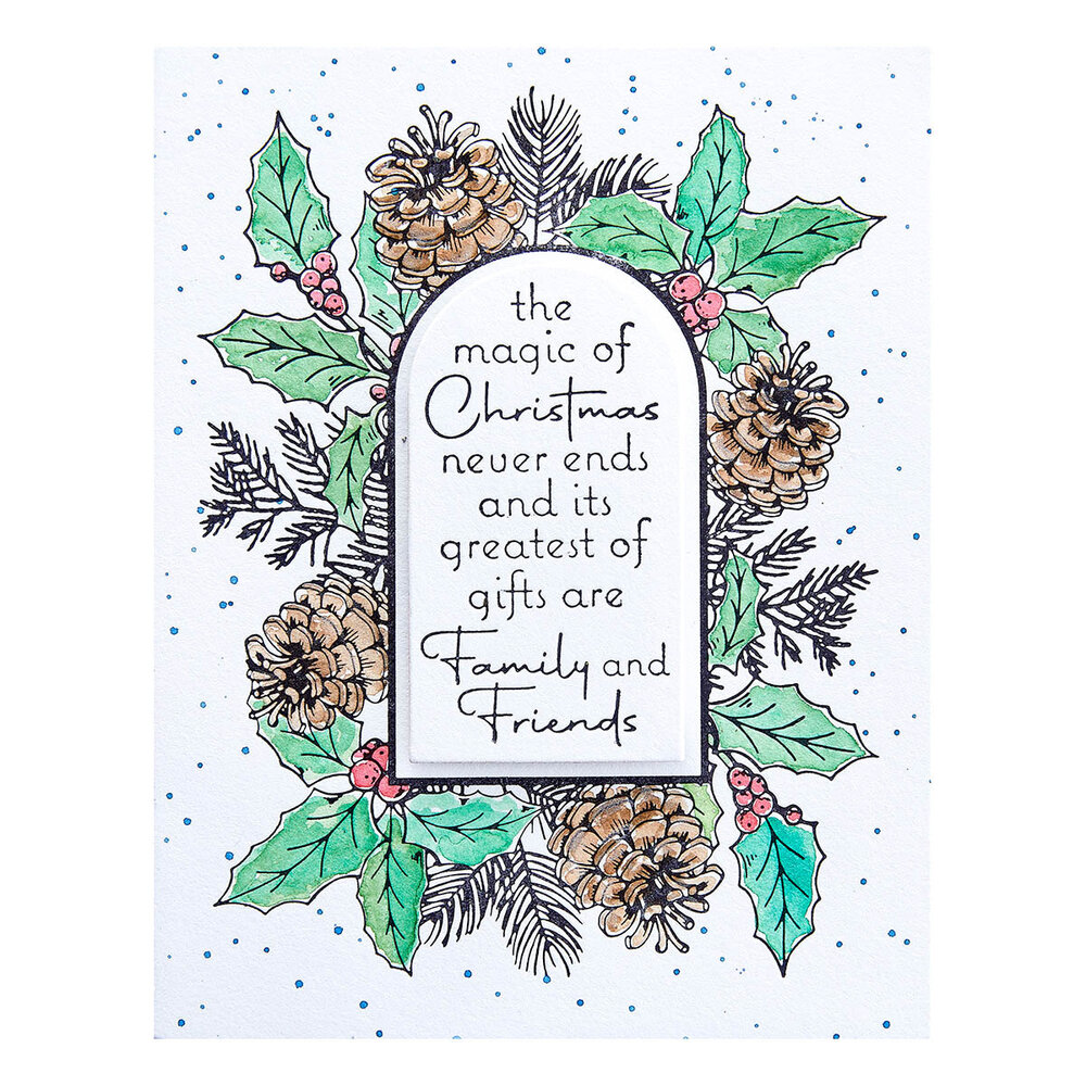 Spellbinders Magic of Christmas Frame Press Plates (BP-076) (OUTLET) Spellbinders Magic of Christmas Frame Press Plates (BP-076) (OUTLET)