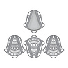 Spellbinders Silver Bells Dimensional Doily Etched Dies (S4-1130) (OUTLET) Spellbinders Silver Bells Dimensional Doily Etched Dies (S4-1130) (OUTLET)