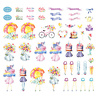 Spellbinders Dancin' Watercolor Celebrations Printed Die Cuts (SCS-329) (OUTLET) Spellbinders Dancin' Watercolor Celebrations Printed Die Cuts (SCS-329) (OUTLET)