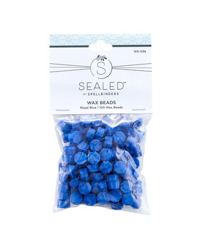 Spellbinders Royal Blue Wax Beads (100pcs) (WS-036) (OUTLET)