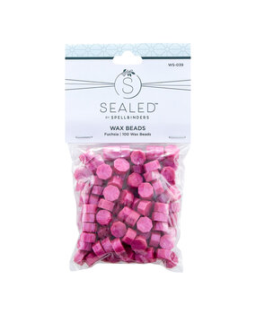 Spellbinders Fuchsia Wax Beads (100pcs) (WS-039) (OUTLET)