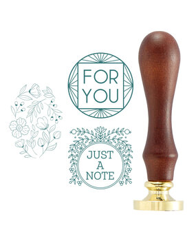 Spellbinders All-Occasion 1 Wax Seal Stamps (3pcs) (WS-089) (OUTLET)