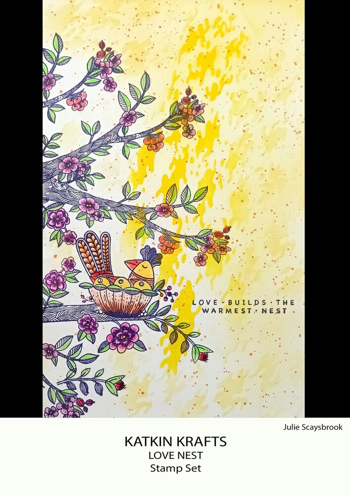 Katkin Krafts Love Nest A5 Clear Stamp Set (KK0013) (OUTLET) Katkin Krafts Love Nest A5 Clear Stamp Set (KK0013) (OUTLET)