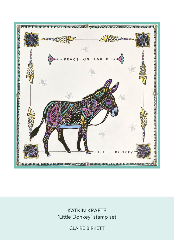 Katkin Krafts Little Donkey A5 Clear Stamp Set (KK0022) (OUTLET) Katkin Krafts Little Donkey A5 Clear Stamp Set (KK0022) (OUTLET)