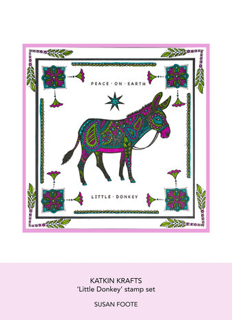 Katkin Krafts Little Donkey A5 Clear Stamp Set (KK0022) (OUTLET) Katkin Krafts Little Donkey A5 Clear Stamp Set (KK0022) (OUTLET)