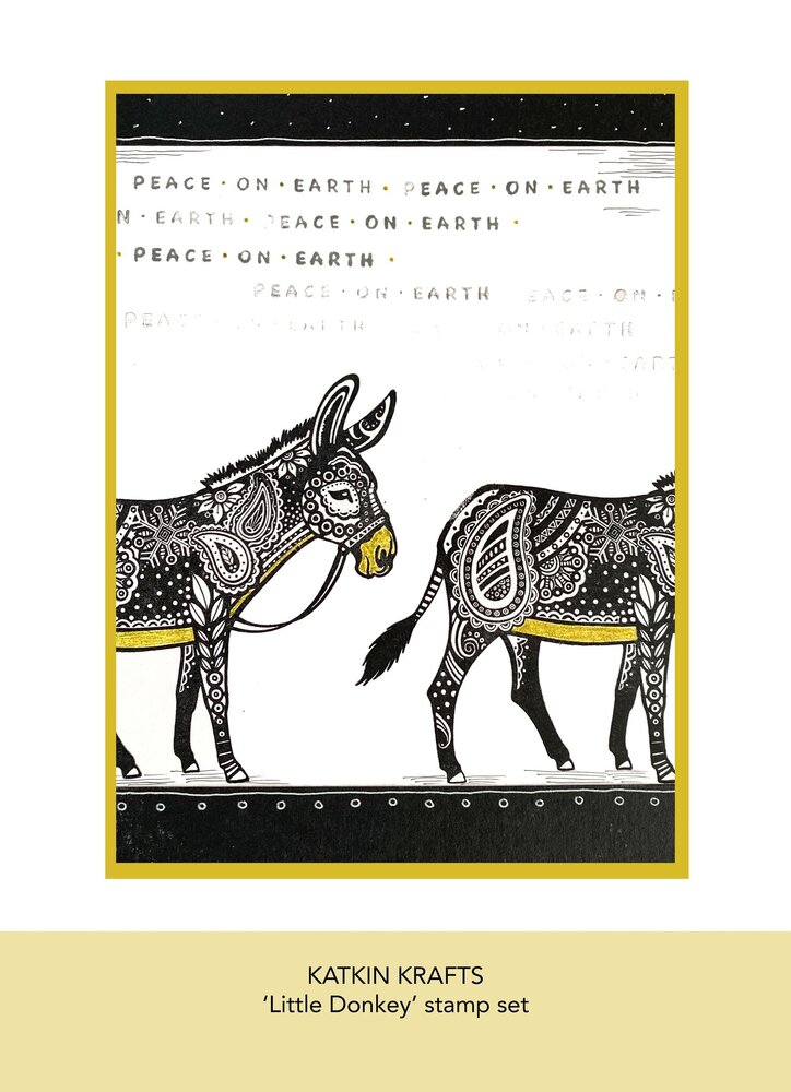 Katkin Krafts Little Donkey A5 Clear Stamp Set (KK0022) (OUTLET) Katkin Krafts Little Donkey A5 Clear Stamp Set (KK0022) (OUTLET)