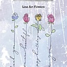 IndigoBlu Line Art Flowers A6 Red Rubber Stamp (IND1130) (OUTLET) IndigoBlu Line Art Flowers A6 Red Rubber Stamp (IND1130) (OUTLET)