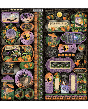 Graphic 45 Midnight Tales Stickers (4502286) (OUTLET) Graphic 45 Midnight Tales Stickers (4502286) (OUTLET)