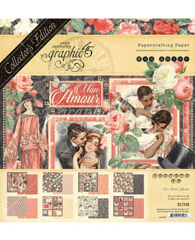 Graphic 45 Mon Amor 12x12 Inch Deluxe Collector's Edition (4502537) (OUTLET) Graphic 45 Mon Amor 12x12 Inch Deluxe Collector's Edition (4502537) (OUTLET)