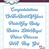 Creative Expressions Jamie Rodgers Craft Die Sentiments Collection New Baby (CEDJR052) (OUTLET) Creative Expressions Jamie Rodgers Craft Die Sentiments Collection New Baby (CEDJR052) (OUTLET)